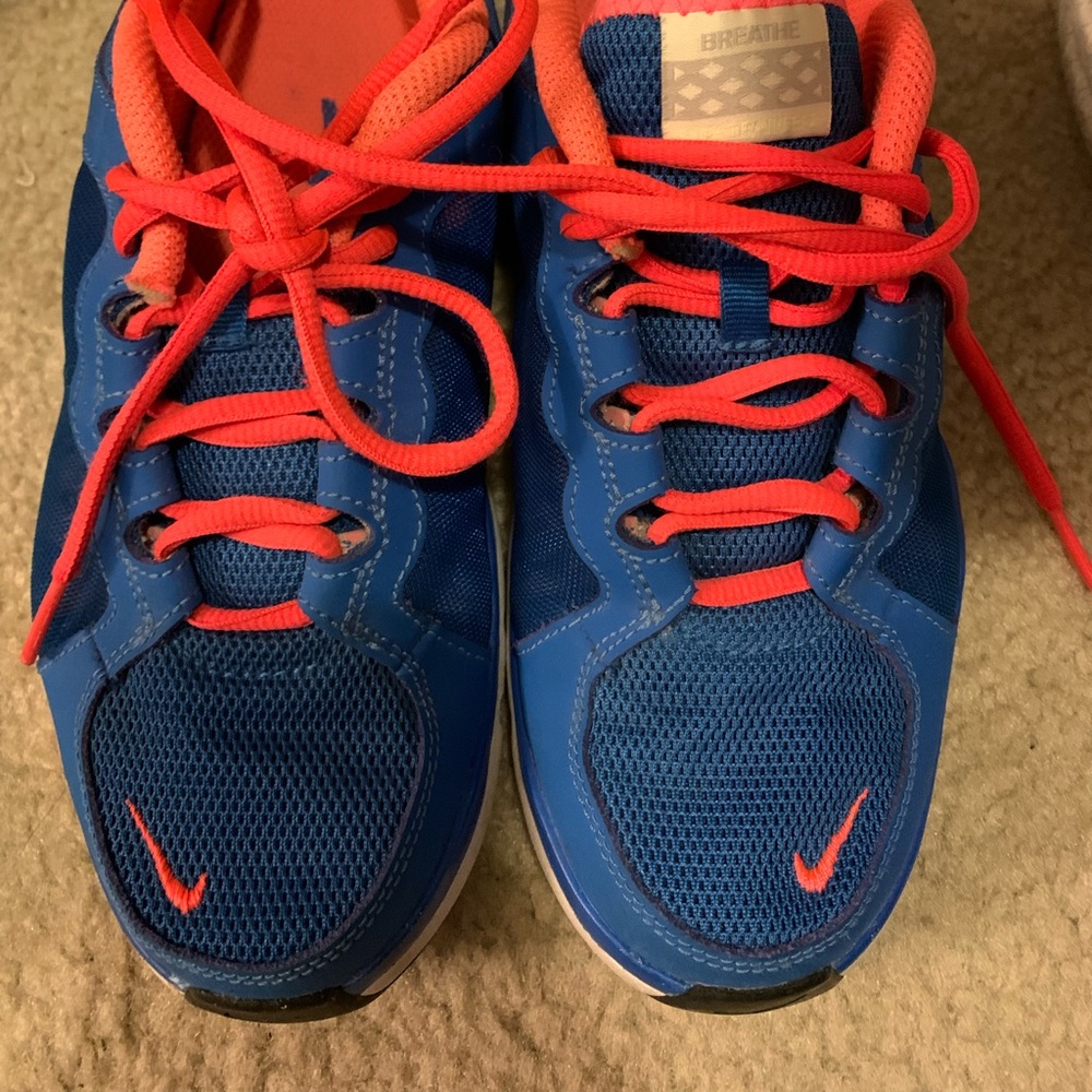 Womens Nike Sneakers hot pink and royal blue